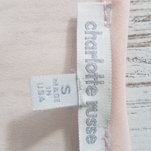 Charlotte Russe Blush Lace Romper - Picture 2 of 6